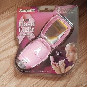 Energizer Pink LED Flashlight with Mirror